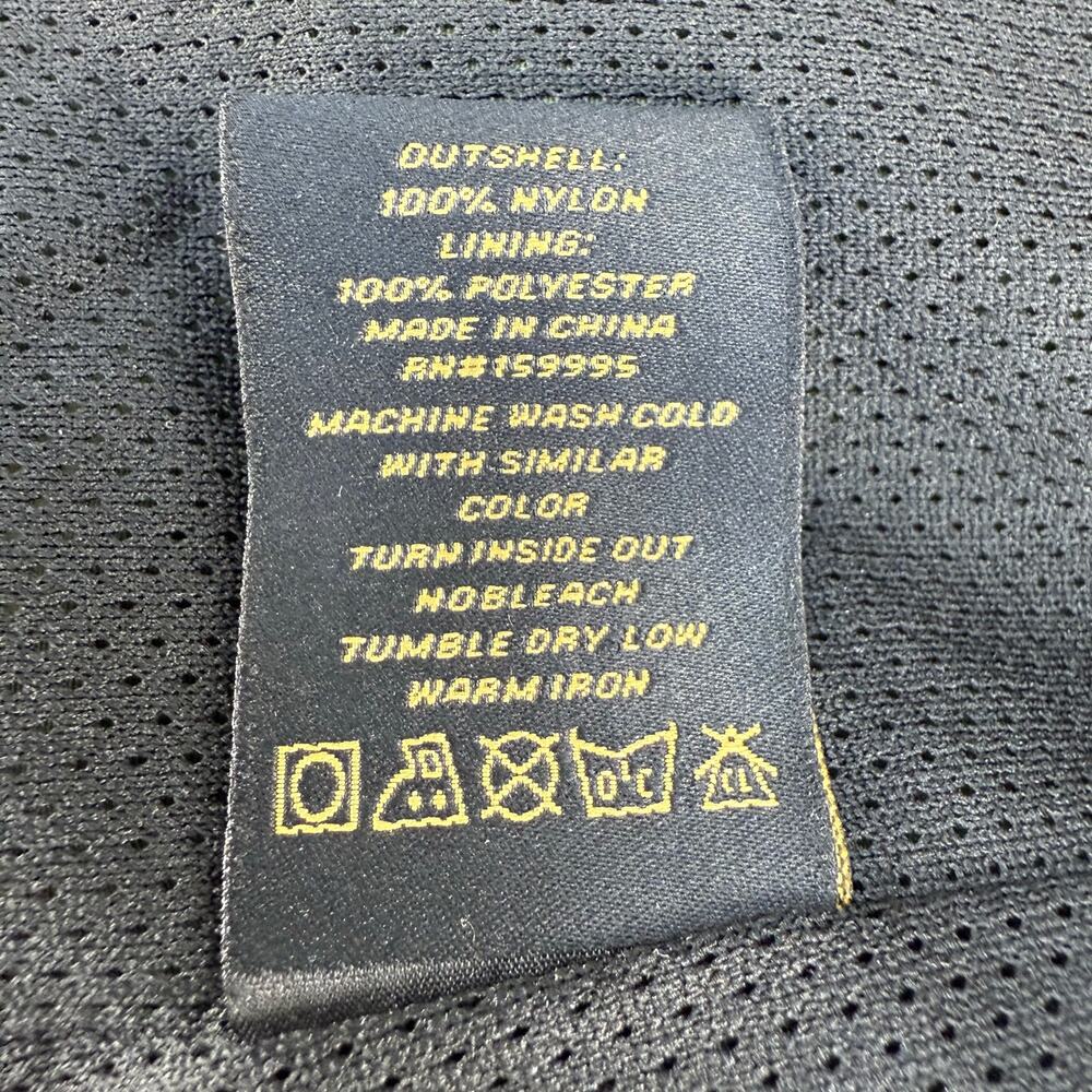 Love to Kleep Short Sleeve Coach Jacket Men L Olive Green Black Street Wear - Picture 11 of 15